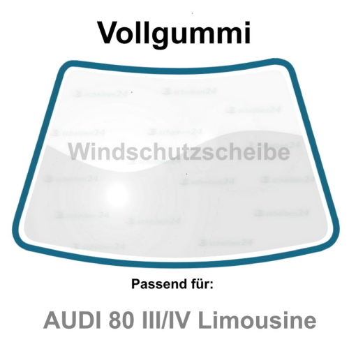 Rahmen Gummi Dichtung Frontscheiben Windschutzscheiben für Audi 80 III/IV Limousine