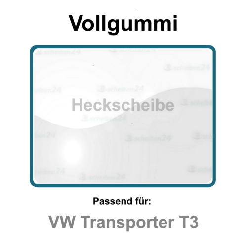 Rahmen Gummi Dichtung Heckscheibe Heckklappe für VW Transporter T3