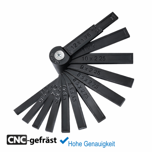 Autoglas Frontscheibe Windschutzscheibe Spaltmaß Fühlerlehre ko-rep für die Montage