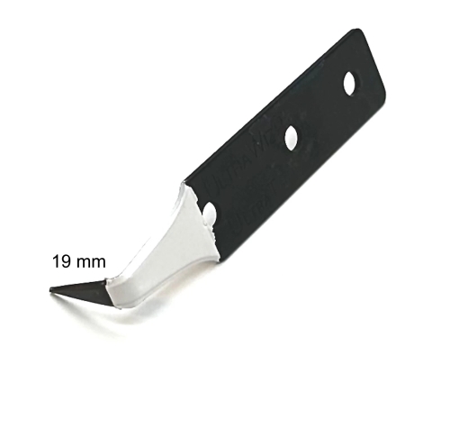 UltraWiz® Autoglas Kaltschneidemesser Ersatzklinge 19mm mit Lackschutz aus CARBONSTAHL