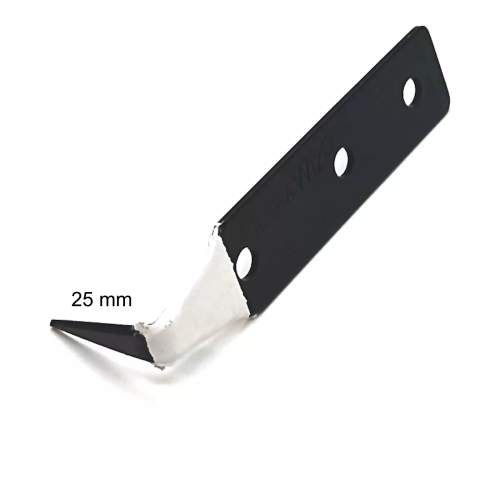 UltraWiz® Autoglas Kaltschneidemesser Ersatzklinge 25mm mit Lachschutz aus CARBONSTAHL