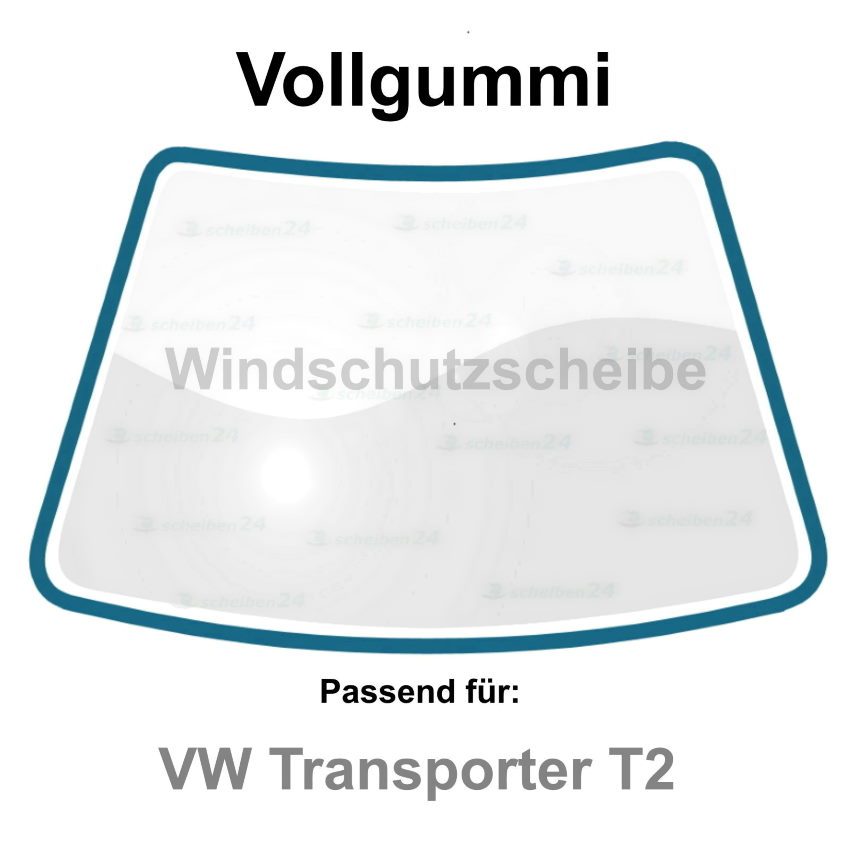 Rahmen Gummi Dichtung Frontscheiben Windschutzscheiben für VW Transporter  T2 - scheiben24 Ihr Windschutzscheiben Frontscheiben Shop