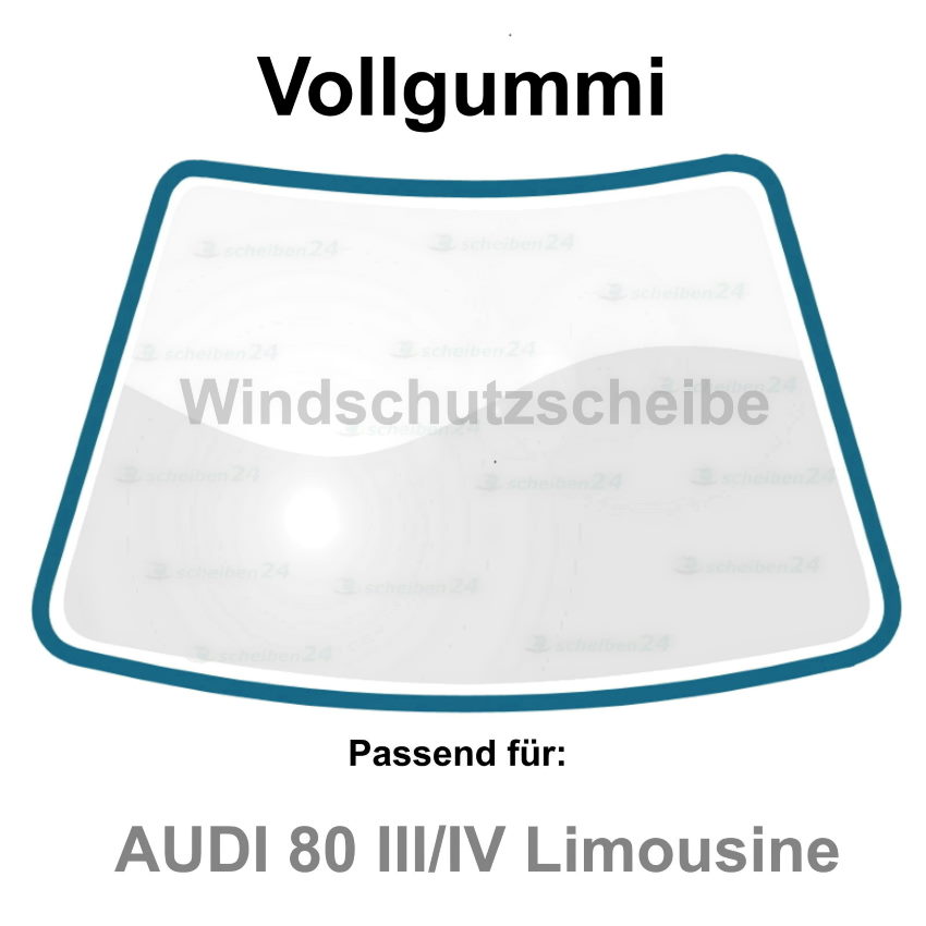 Rahmen Gummi Dichtung Frontscheiben Windschutzscheiben für Audi 80 III/IV  Limousine - scheiben24 Ihr Windschutzscheiben Frontscheiben Shop