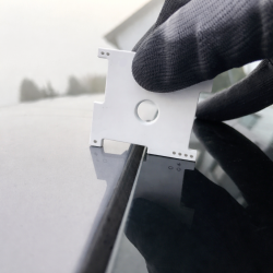 Autoglas Frontscheibe Windschutzscheibe BMW Kalibrierschablone ko-rep zur Montage