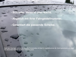 Frontscheibe Windschutzscheibe für VW LT Typ 281-363 Bj.1979-1993 Grün getönt Grünkeil mit Rahmen Glavista