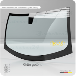 Kundenangebot Windschutzscheibe für BMW 5-Er Typ F10,F11 Bj.2010-2016 Grün getönt mit Leiste oben