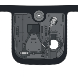 Frontscheibe Windschutzscheibe für Opel Frontera Typ U99 Bj.1998-2002 Grün getönt SH-WSG2587