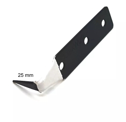 UltraWiz® Autoglas Kaltschneidemesser Ersatzklinge 25mm mit Lachschutz aus CARBONSTAHL