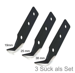Autoglas UltraWiz® Autoglas Kaltschneidemesser Ersatzklingen Set 19/25/38 mm
