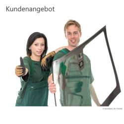 Kundenangebot Frontscheibe NISSAN QASHQAI 5T 2017 mit Scheibenrahmen