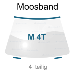 Moosband Set 4 TLG Windschutzscheibe Frontscheibe für Citröen C1 Typ (PM, PN) Bj. 2005-2014